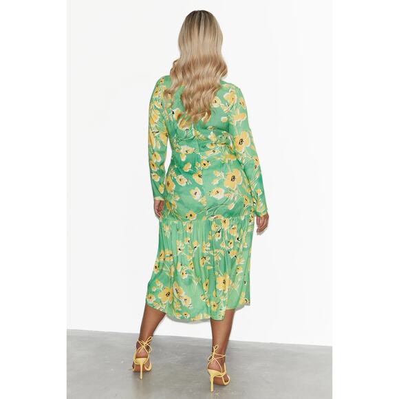 Never Fully Dressed Green Daisy Dress Size 8 - Picture 2 of 8